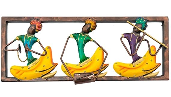 Naturals Export Handicraft Musician Wall Hanging Collectible Figurines (1.2 kgs)