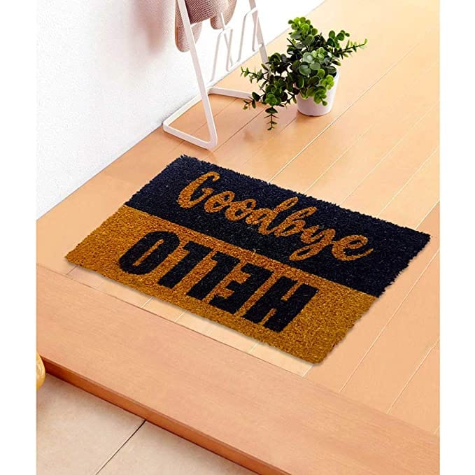 Mats Avenue Heavy Duty Coir Door Mat, Dual Theme Printed (40x60cm)