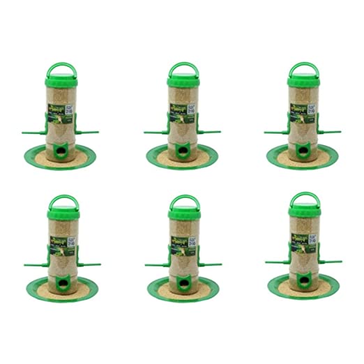 Amijivdaya Bird Food Feeder With Handle (Medium)