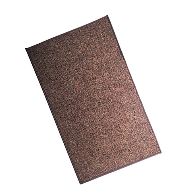 Mats Avenue PP Made Light Weight Anti Slippery Mat (40x60cm), Brown