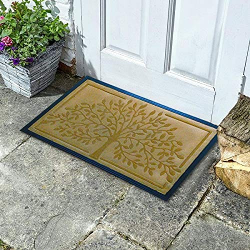 Mats Avenue Tree Theme All Purpose Soft Door Mat (45x75cm), Beige Color