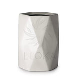 LLOKA Luxurious Fiberglass Planters Table Top Pots & Planters (Prana_Geo_05)