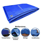 Mipatex Tarapaulin Sheet (3 Feet, 150 GSM, Blue)