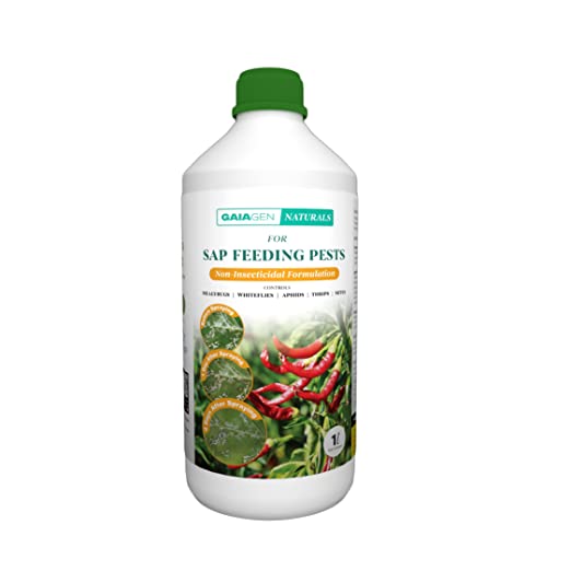 GAIAGEN Naturals for Sap Feeding Pests - 1 Litre, Non-Insecticidal Formulation for Control of Aphids, Mealybugs, Thrips, Whiteflies & More