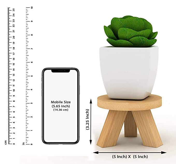Lycka DIY Wooden Single Planter Stand