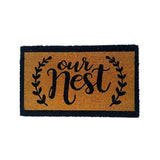 Mats Avenue Home Theme Printed Natural Coir Door Mat (40x60cm), Brown