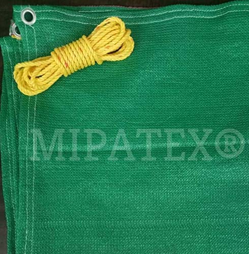 Mipatex Shade Net With Aluminium Eyelets & Rope (50% UV Stablized)