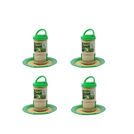 Amijivdaya Bird Food Feeder With Handle (Small)