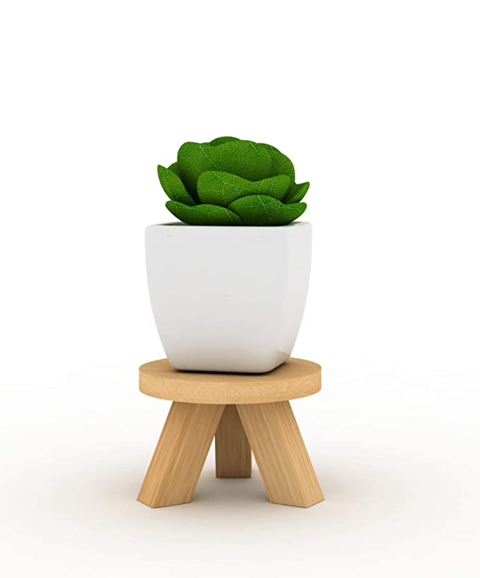 Lycka DIY Wooden Single Planter Stand