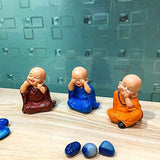 Orbit Art Gallery Buddha Monks Figurines (Set of 3)