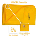 Mipatex Tarpaulin Sheet (150 GSM, Yellow)