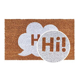 Mats Avenue HI Printed Natural Coir Doormat (40x70cm), Brown