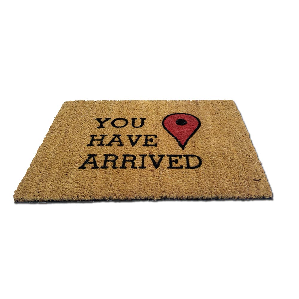 Mats Avenue Destination Theme Coir and Rubber Backed Door Mat (40x60 cm)