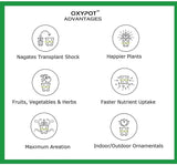 Oxypot Thin Geo Fabric Grow Bag (6" X 6.5")- Pack of 18