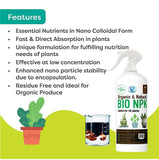 Shiviproducts Organic Liquid Bio NPK Fertilizer With Free Spray Bottle