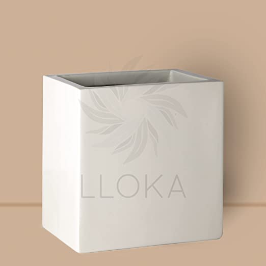 LLOKA Luxurious Fiberglass Wall Mount Pots & Planters - Atita_Cub_01