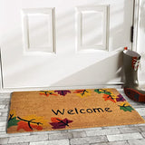 Mats Avenue Coir Door Mat Welcome Pattern Multicolor (45x75cm)