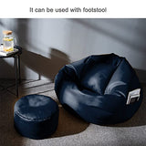 Kushuvi XXXXL Bean Bag with Footrest & Cushion (Faux Leather) With Beans