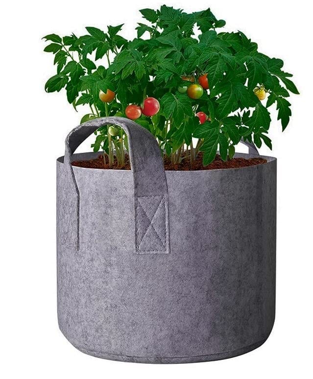 Oxypot Geo Fabric Grow Bags (10x10 Inches, Pack of 5)