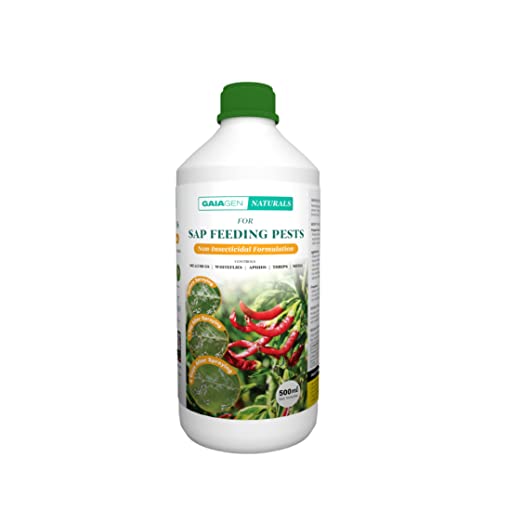 GAIAGEN Naturals for Sap Feeding Pests (500ml), Non-Insecticidal Formulation for Control of Aphids, Mealybugs, Thrips & Whiteflies