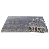 Mats Avenue Aesthetic Stripes Solid Color Coir Door Mat (40x70cm), Iconic Grey