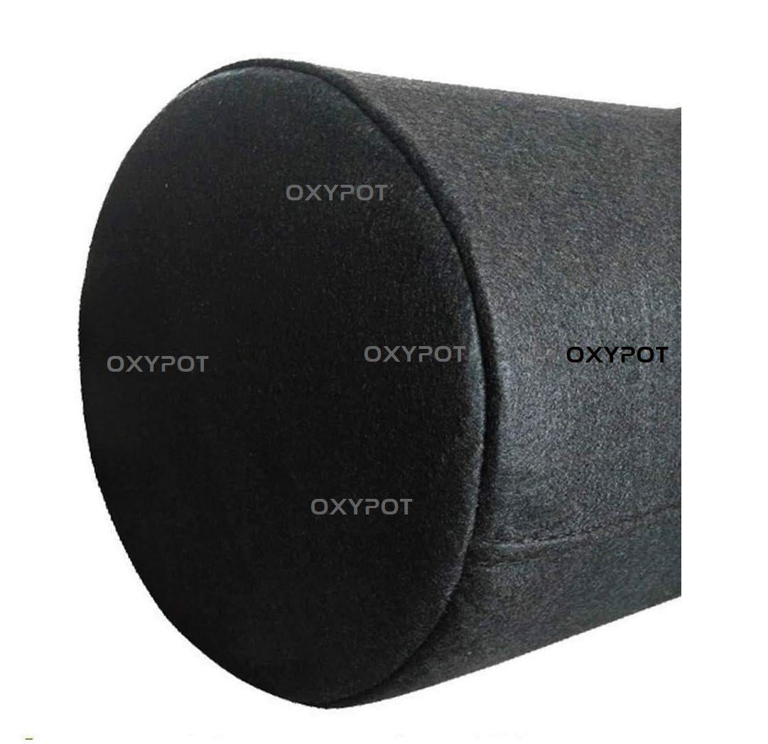 Oxypot Polyester Fabric Grow Bags (Black, 11x11.5 Inches)- Pack of 5