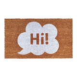 Mats Avenue HI Printed Natural Coir Doormat (40x70cm), Brown