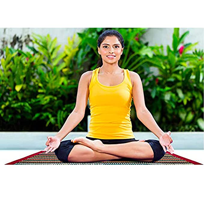 Mats Avenue Vaikhari Meditation Mat Hand Made (60x90cm), Jute