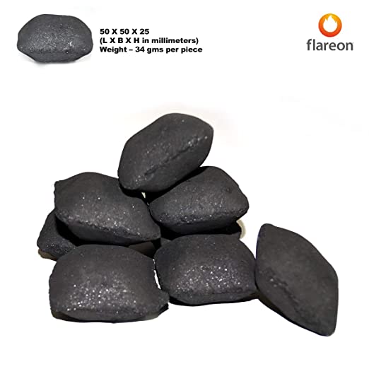 Flareon Coconut Charcoal Shell Barbeque (BBQ) Grill Briquettes