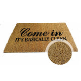 Mats Avenue Informative Theme Coir Door Mat with Rubber Back (40x60 cm) Brown