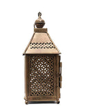 Naturals Export Antique Decorative Hanging Lantern/Lamp with T-Light Stand (Gold Colour)
