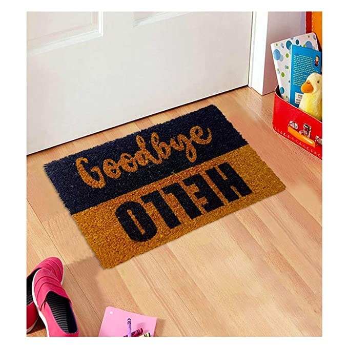 Mats Avenue Heavy Duty Coir Door Mat, Dual Theme Printed (40x60cm)