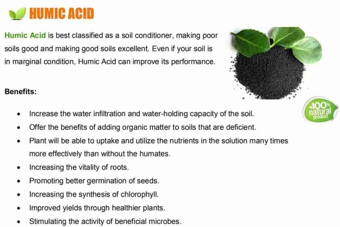 Shiviproducts Organic Humic Acid And Natural Plant Growth Stimulator
