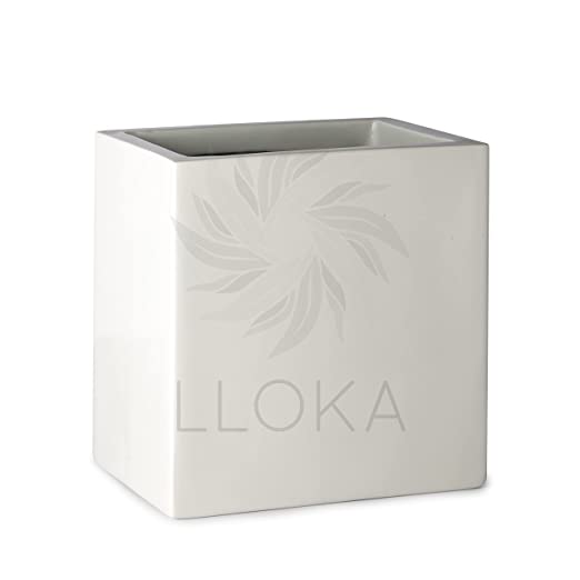 LLOKA Luxurious Fiberglass Wall Mount Pots & Planters - Atita_Cub_01