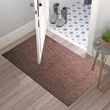 Mats Avenue PP and Rubber Anti Skid Large Floor and Door Mat (Brown)