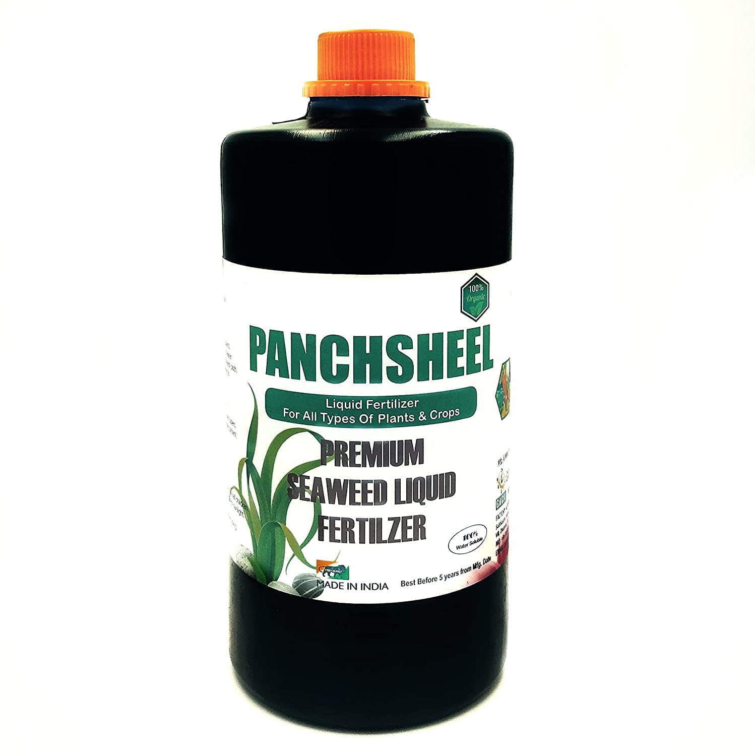 Panchsheel Organic & Natural Premium Seaweed Fertilizer Liquid For Plants (1 Liter)