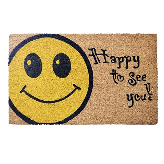 Mats Avenue Coir Door Mat Multi Color for Main Entrance (45x75cm), Large