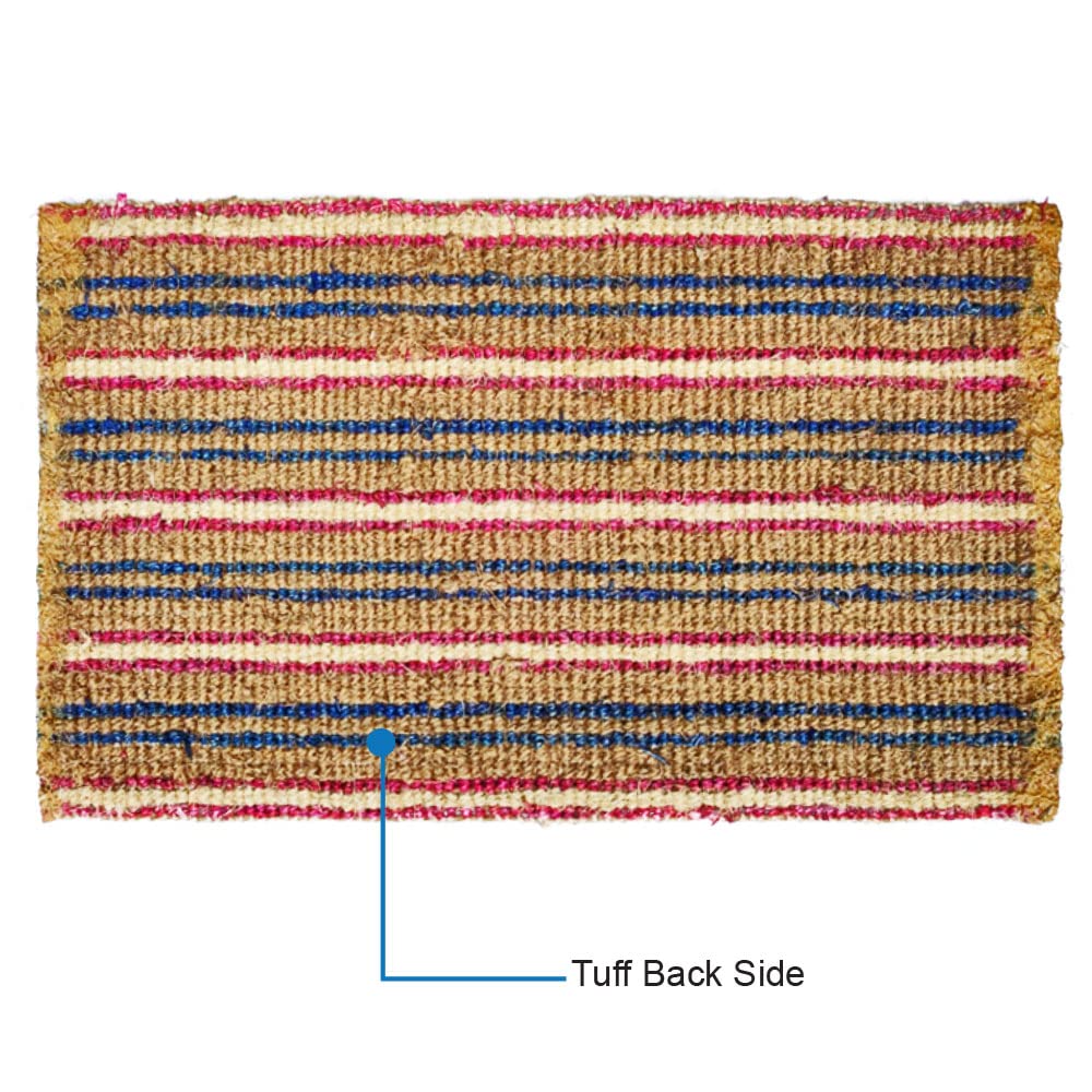 Mats Avenue Striped Coir Doormat/Carpet (45x75cm)