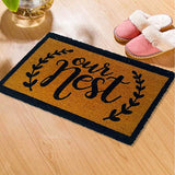 Mats Avenue Home Theme Printed Natural Coir Door Mat (40x60cm), Brown