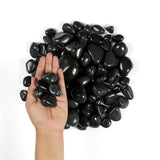 StoneStories Black Polished Pebbles (5 Kgs, 20-40 MM)