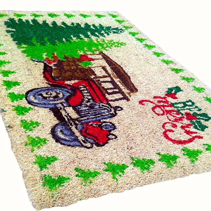 Mats Avenue BE Merry Printed Christmas Theme Coir Door Mat (45x75cm)