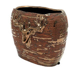 Naturals Export Ceramic Terracotta Flower Vase Pot (Brown Color)