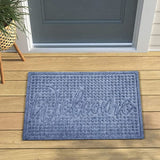 Mats Avenue Rubber and PP Extra Large Welcome Mat Grey Color (60x90cm)