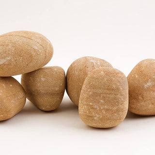 StonesForever Golden Teak Pebbles (5 Kgs)