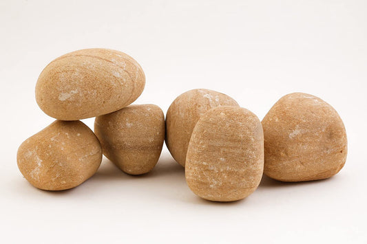 StonesForever Golden Teak Pebbles (5 Kgs)