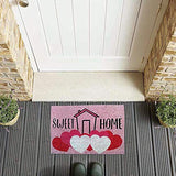 Mats Avenue Beautiful Sweet Home Theme Coir Doormat with Strong Rubber (40x60cm)