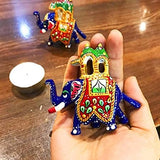 Orbit Art Gallery Ethnic Divine Spiritual Handmade Feng Shui Elephant Statue (Set of 2)