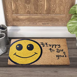 Mats Avenue Coir Door Mat Multi Color for Main Entrance (45x75cm), Large