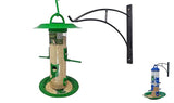 Amijivdaya Hut Bird Feeder With Wall Mount Stand (Large)