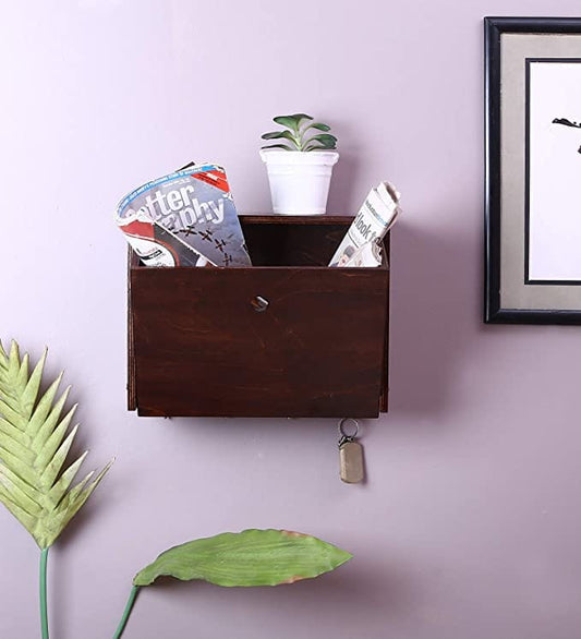 Lycka Birch Wood Wall Mounted Multi Purpose Shelve